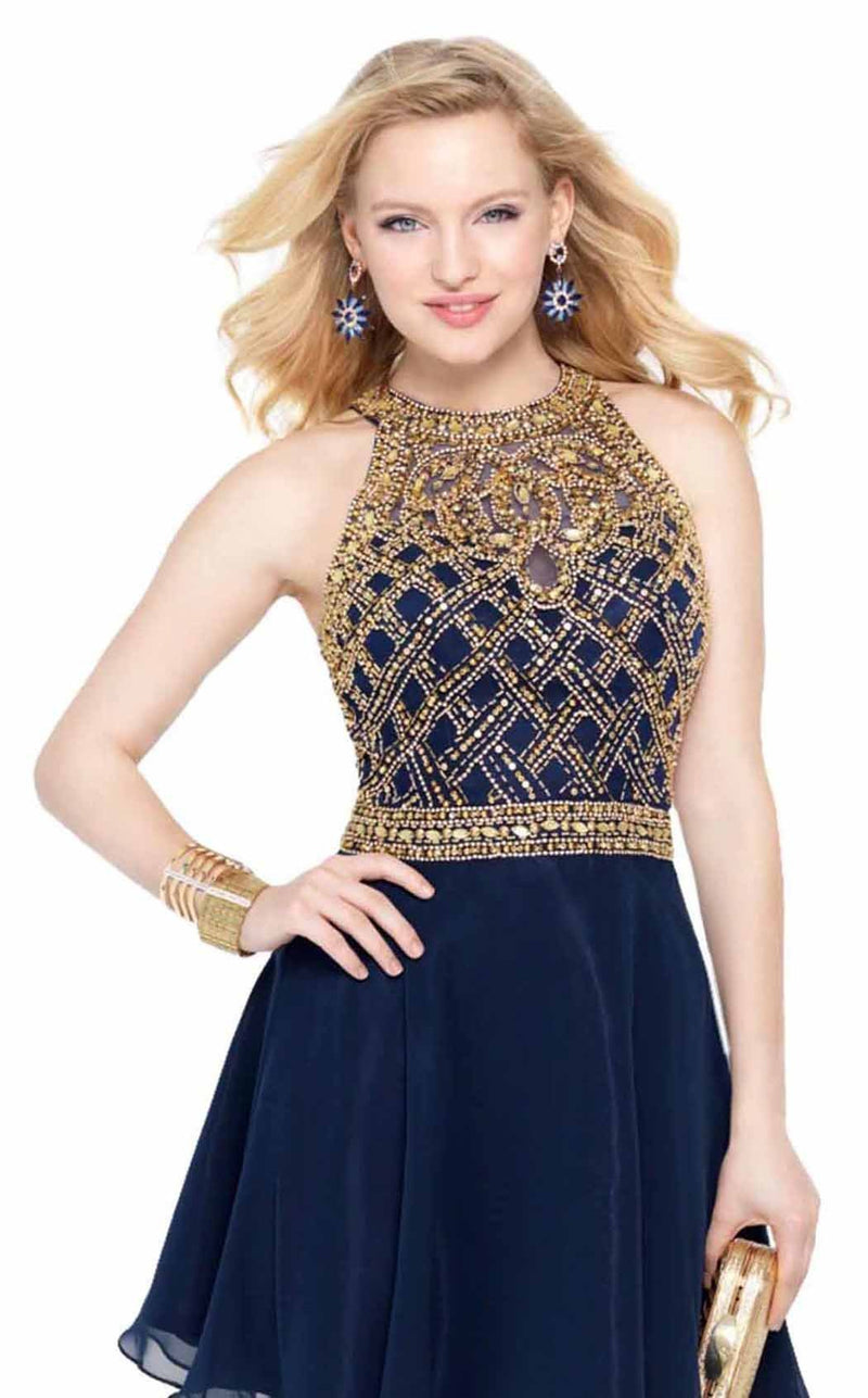 Alyce 46577 Navy-Gold