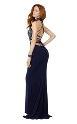 Alyce 6529 Navy-Nude-Iridescent