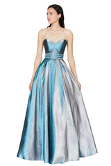 Angela and Alison 20070 Turquoise-Shimmer