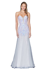 Angela and Alison 20079 Ivory Multi