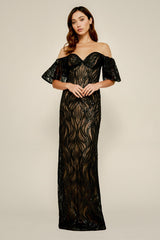 Tadashi BGW18690L Black-Nude