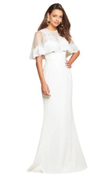 Love Honor Capelet Gown