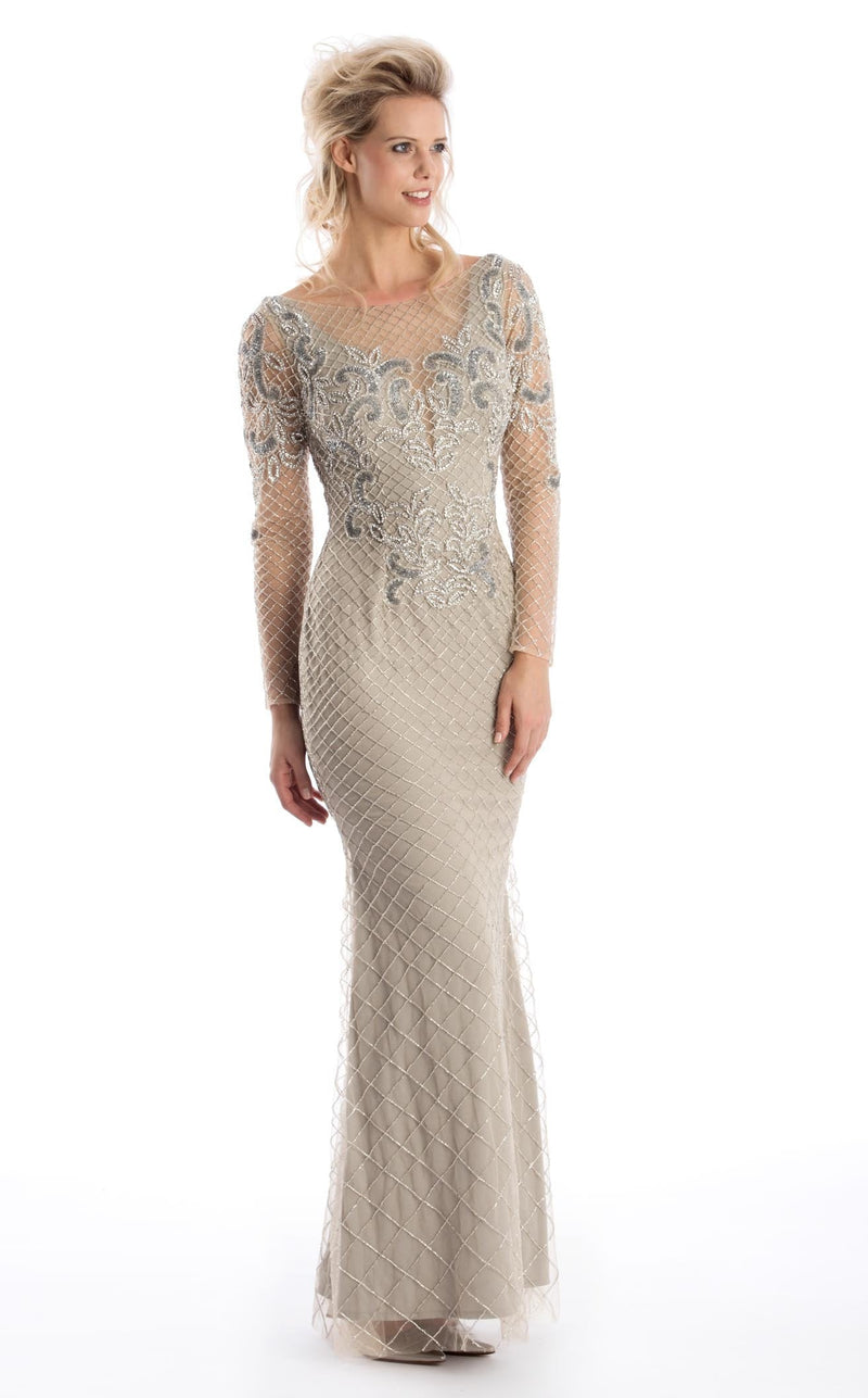 loveable gold lace maxi dress in grey loveable gold lace maxi dress in grey Navy La Femme