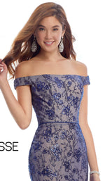 Clarisse 8014 Navy/Nude