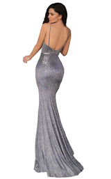 Clarisse 8097 Gunmetal-Royal
