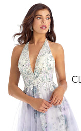 Clarisse 8205 Ivory-Lilac-Print