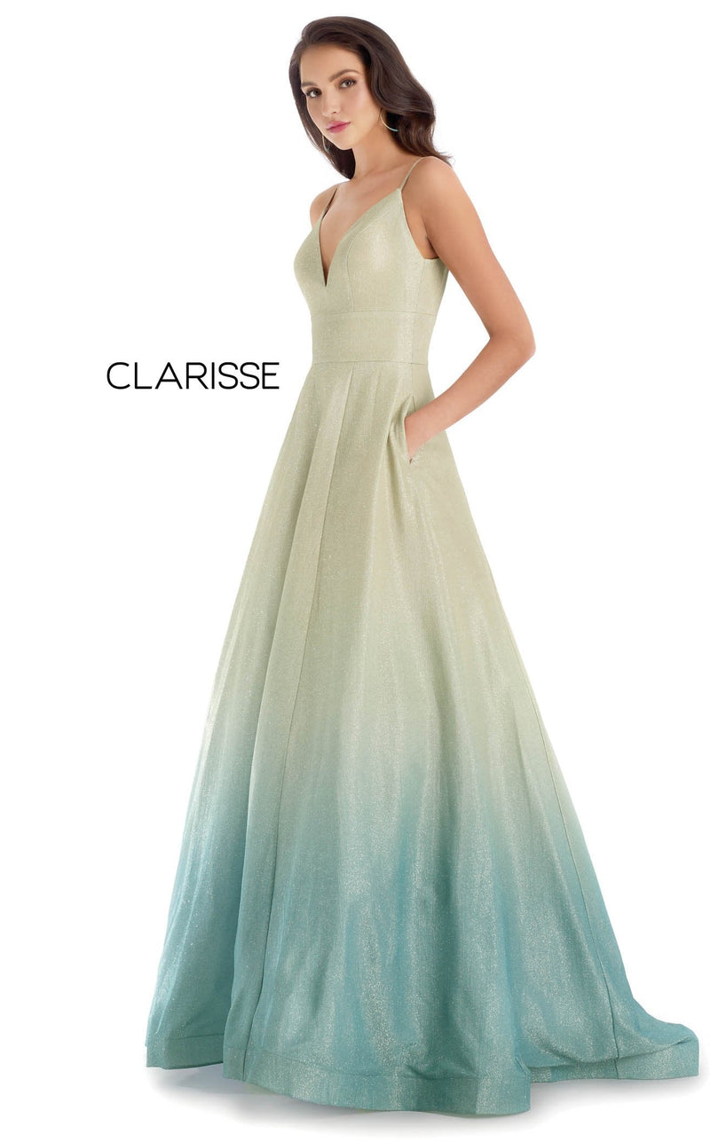 Clarisse 8233 Champagne/Teal Ombre