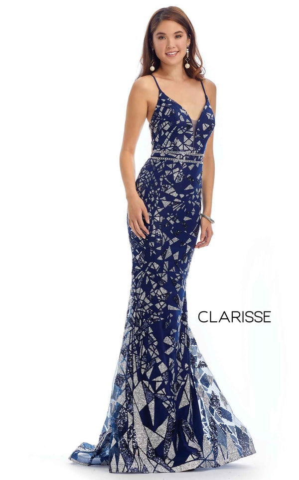 Clarisse 8240 Navy/Silver