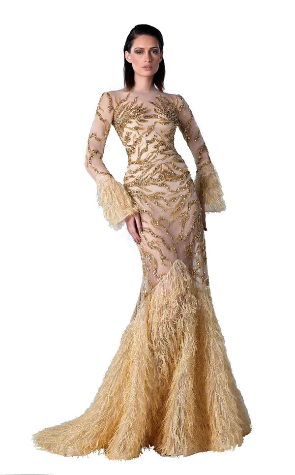 Edward Arsouni Couture FW0446 Gold