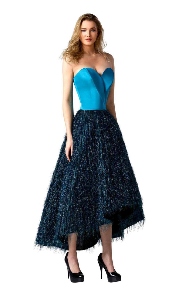 Edward Arsouni Couture 0284 Green-Blue