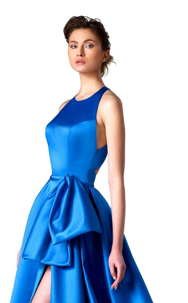 Edward Arsouni Couture 0287 Blue-Satin