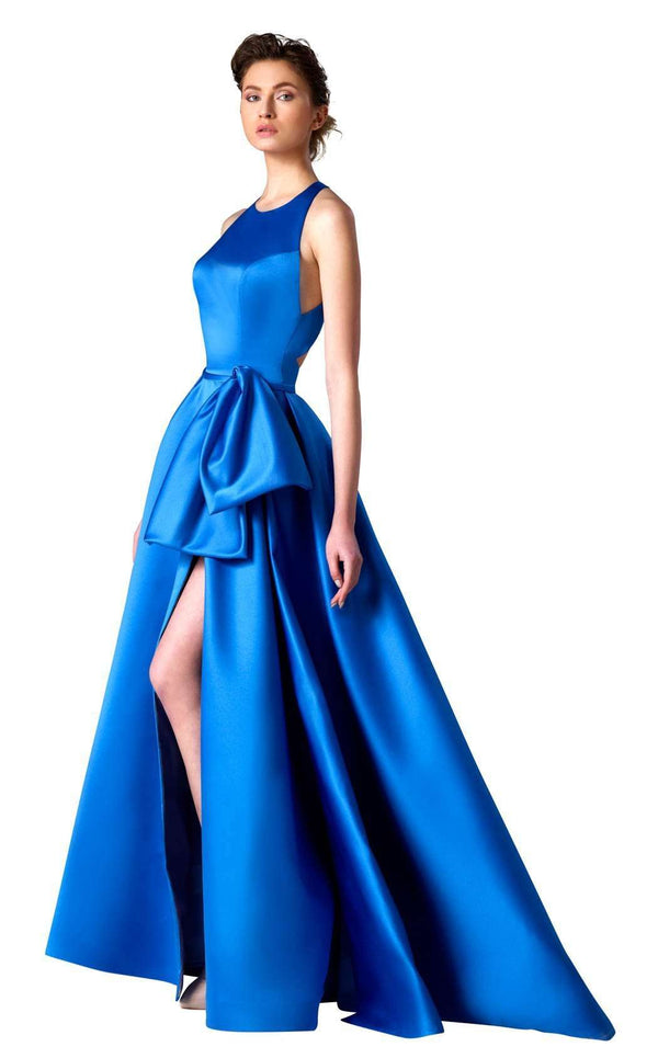 Edward Arsouni Couture 0287 Blue-Satin