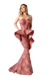 Edward Arsouni Couture 0293 Red/Gold