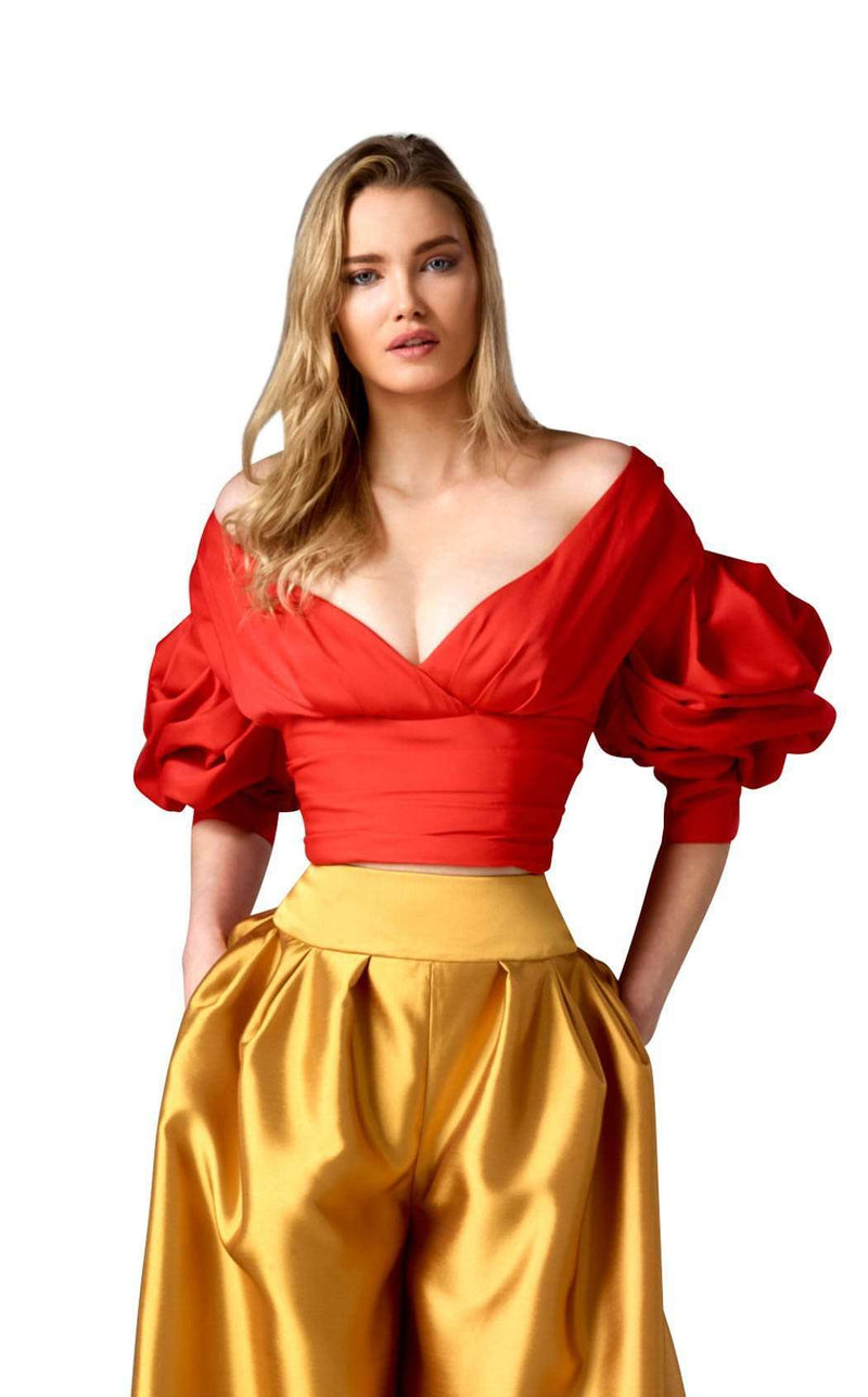 Edward Arsouni Couture 0295 Red/Gold