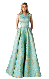 Edward Arsouni Couture 0305 Green-Gold