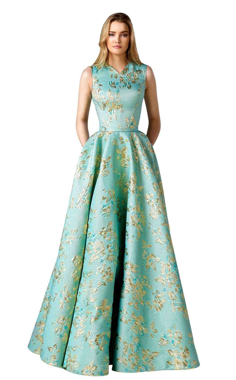 Edward Arsouni Couture 0305 Green-Gold