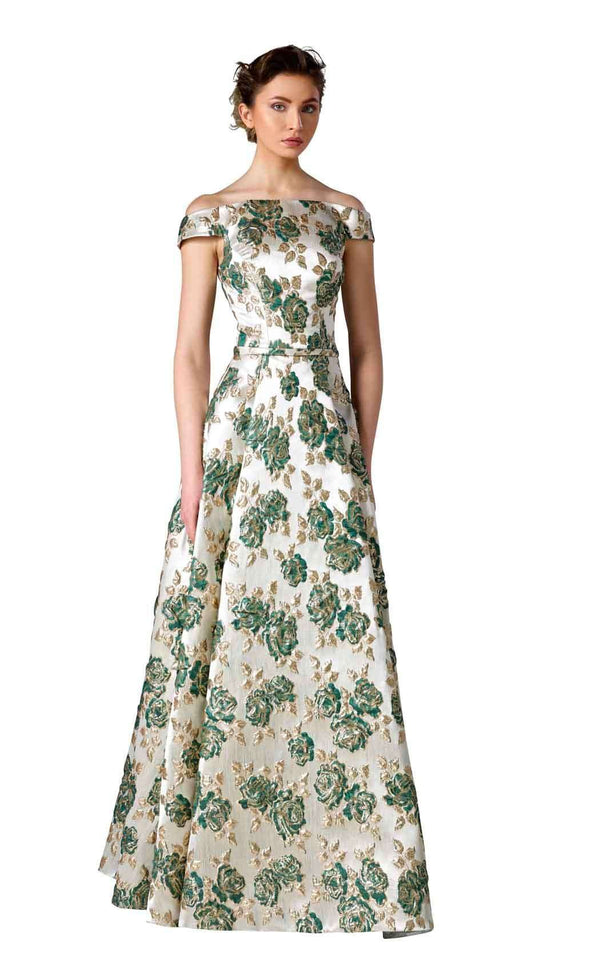 Edward Arsouni Couture 0307 Emerald-Gold