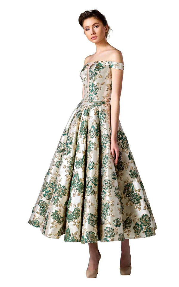 Edward Arsouni Couture 0309 Emerald-Gold