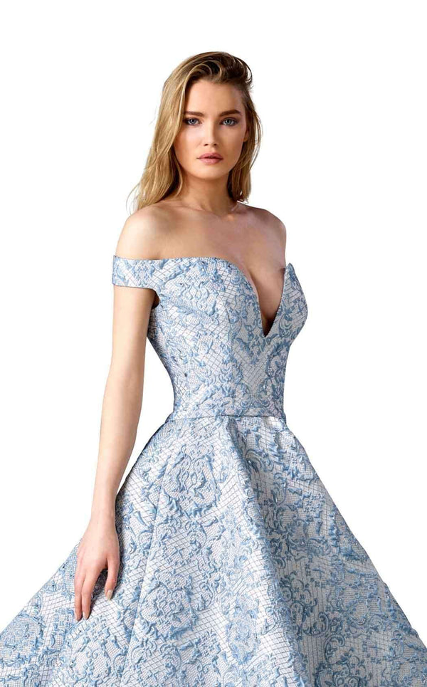 Edward Arsouni Couture 0311 Silver/Blue