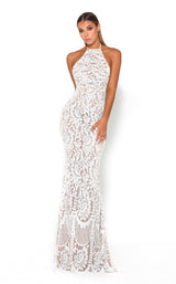 Portia and Scarlett Elle Gown White