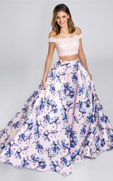 Ellie Wilde EW117068 Pink