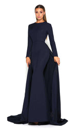 Portia and Scarlett Endora Long Sleeve Navy