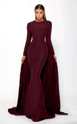 Portia and Scarlett Endora Long Sleeve Plum