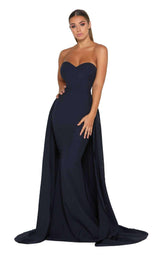 Portia and Scarlett Endora Strapless Navy
