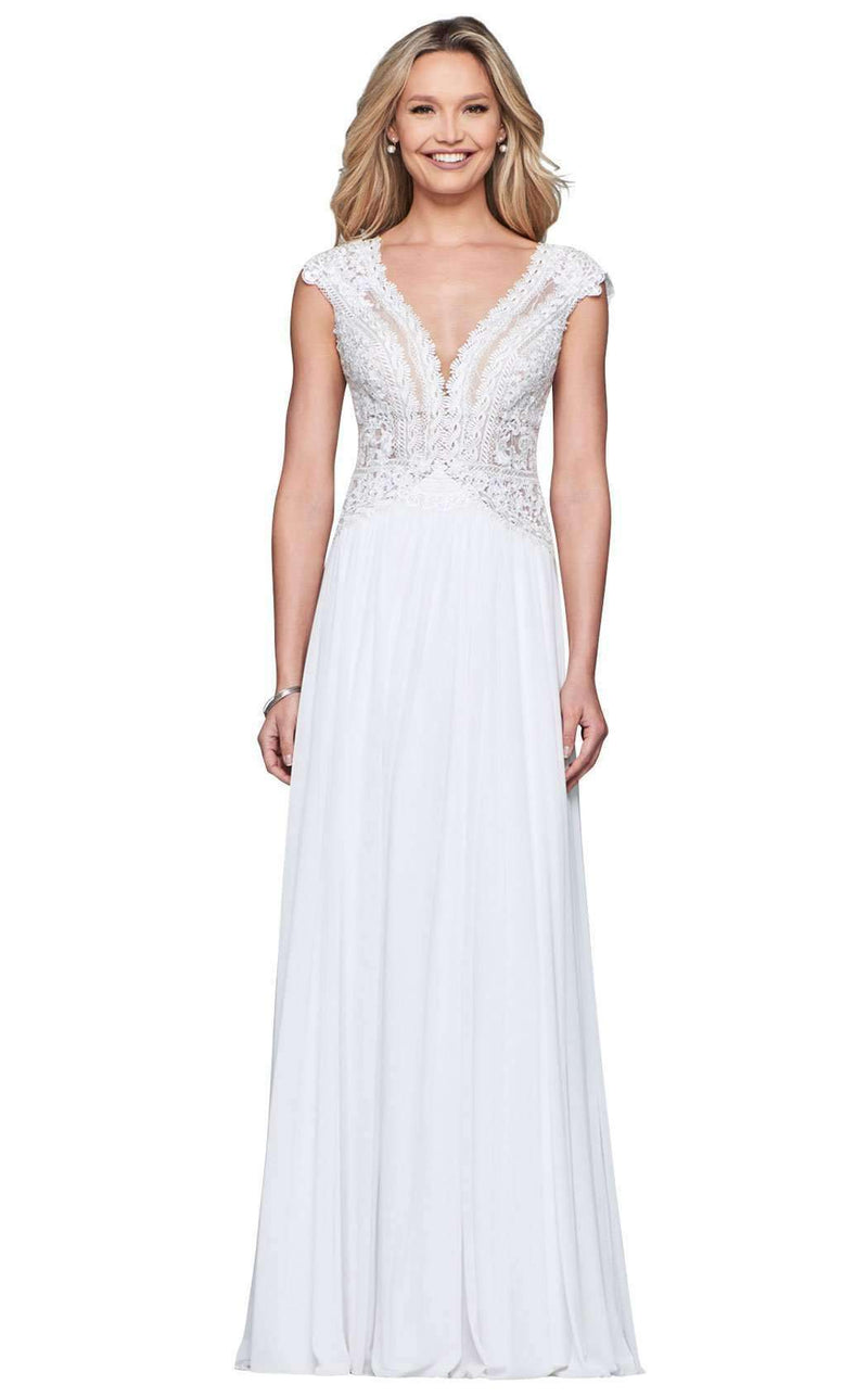 Faviana S10178 Ivory