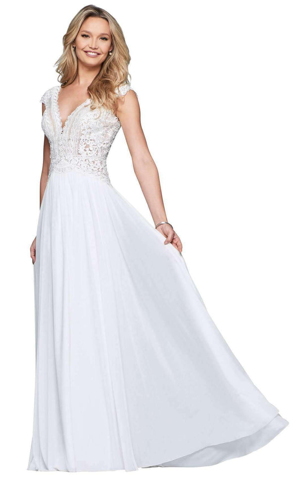 Faviana S10178 Ivory
