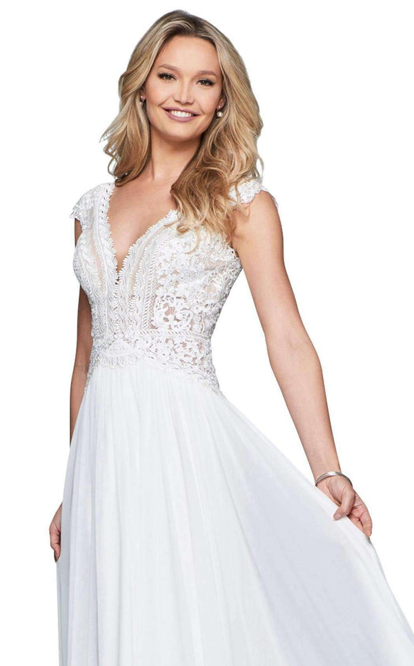 Faviana S10178 Ivory