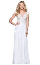 Faviana S10178 Ivory