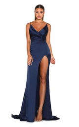 Portia and Scarlett Hugo Gown Navy