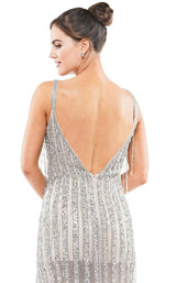 Colors Dress J107 Dress Silver-Nude