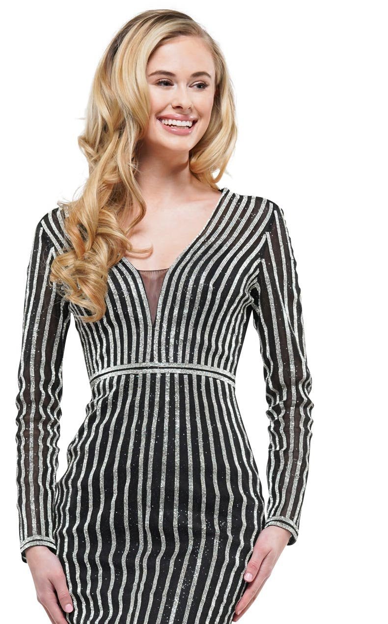 Colors Dress J109 Dress Black