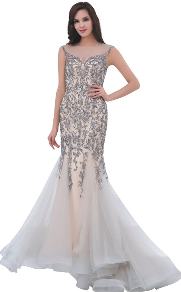 Jadore J11325 Grey-Nude