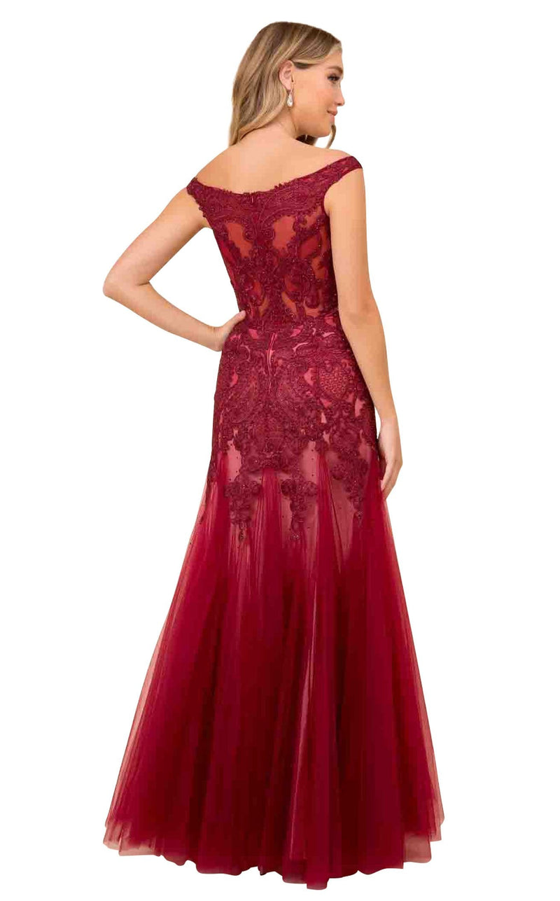 Nox Anabel J325 Burgundy/Nude