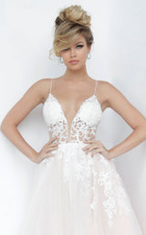 Jovani 1310 Off White/Blush