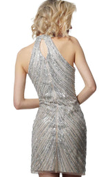 Jovani 3834 Nude-Silver