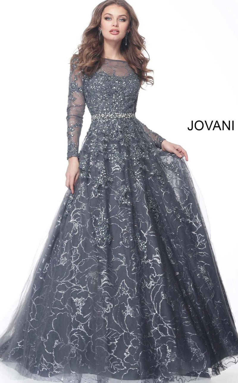 Jovani 51838 Gunmetal