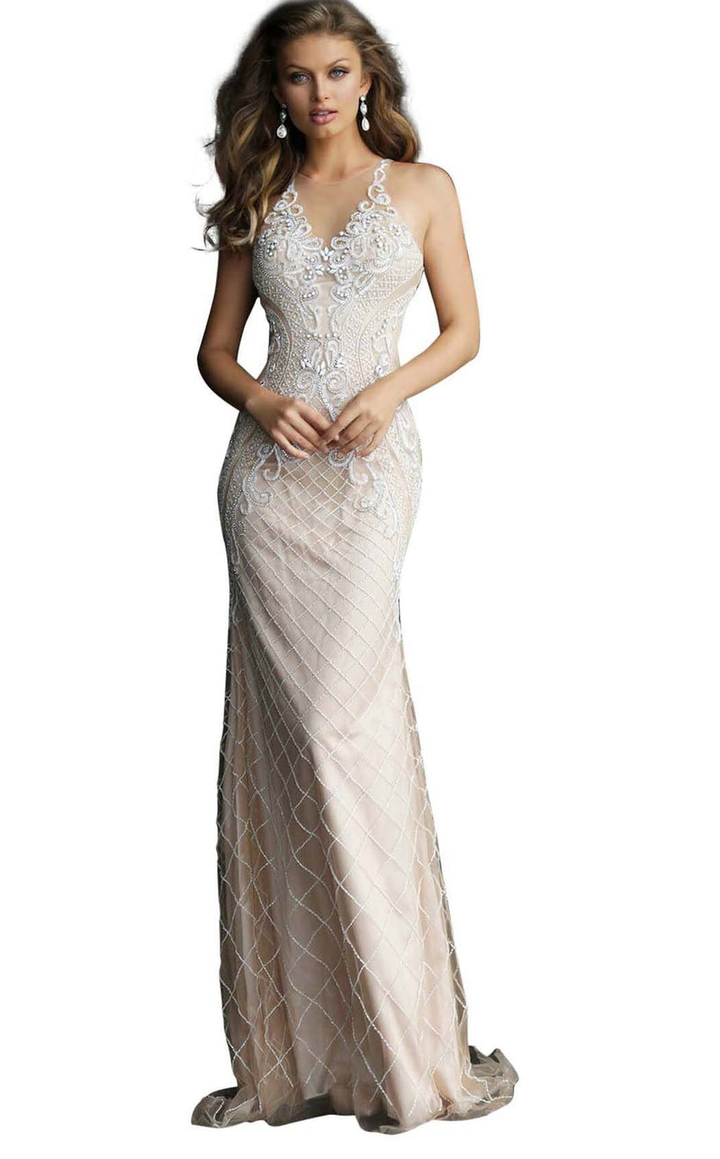 Jovani 59281 Ivory/Nude