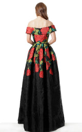 Jovani 64271 Black Multi