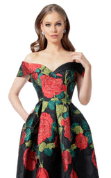 Jovani 64271 Black Multi
