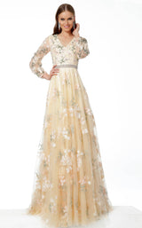 Jovani 65637 Beige