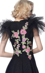 Jovani 66417 Black Multi