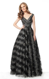 Jovani 68059 Black/Grey