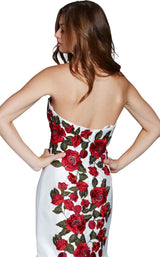 Jovani 48122 Ivory Multi