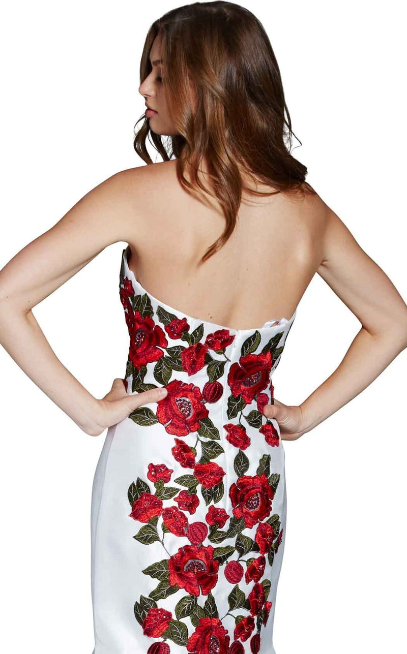 Jovani 48122 Ivory Multi