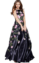 Jovani 48426 Black Multi