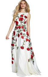 Jovani 48426 White Multi